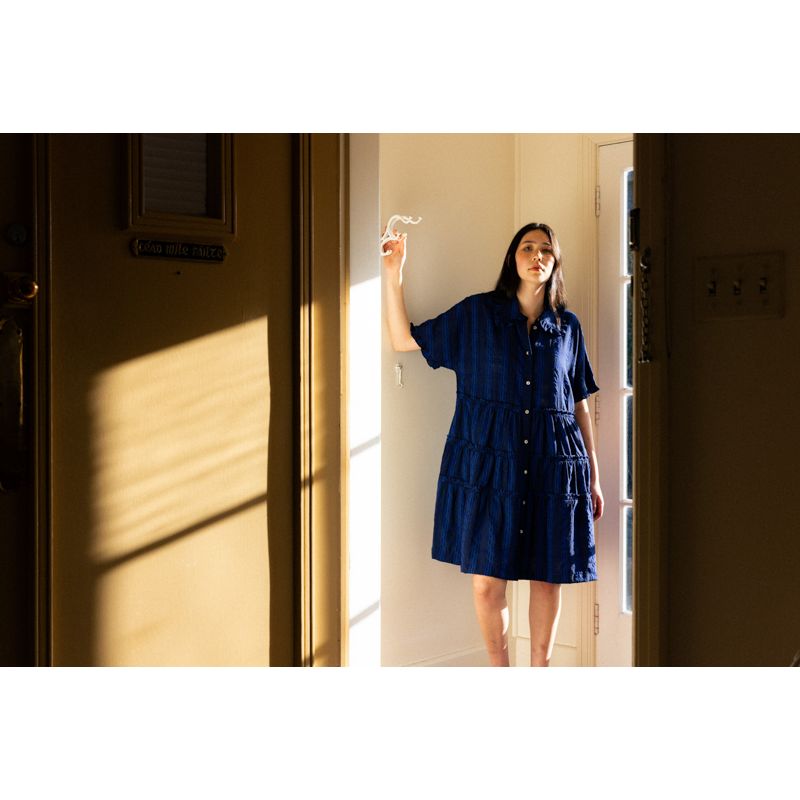 Neris the ruffles dress (dandelion or lapis)