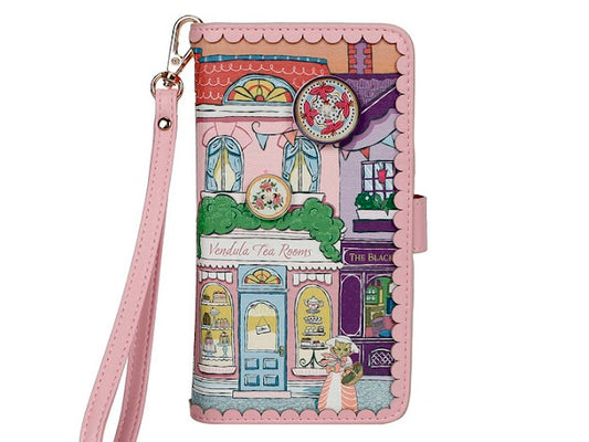 Vendula Heritage Victorian tea rooms universal flip phone holder