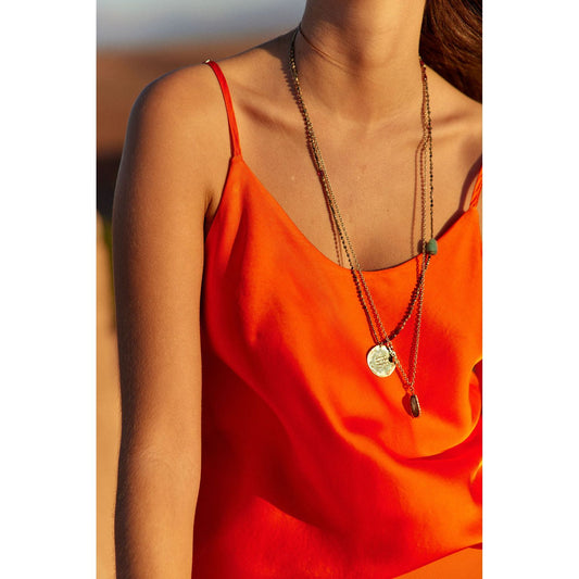 Lauren Vidal Orange Top