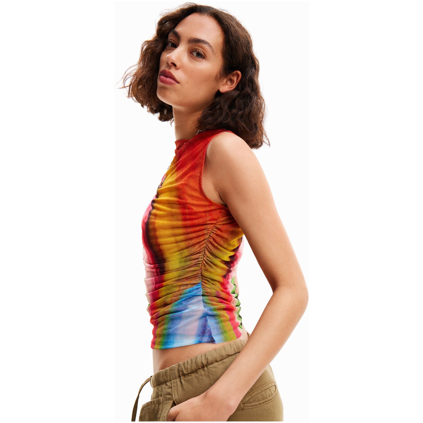 Desigual T Shirt Tutti Fruiti 24SWTKAD 9019