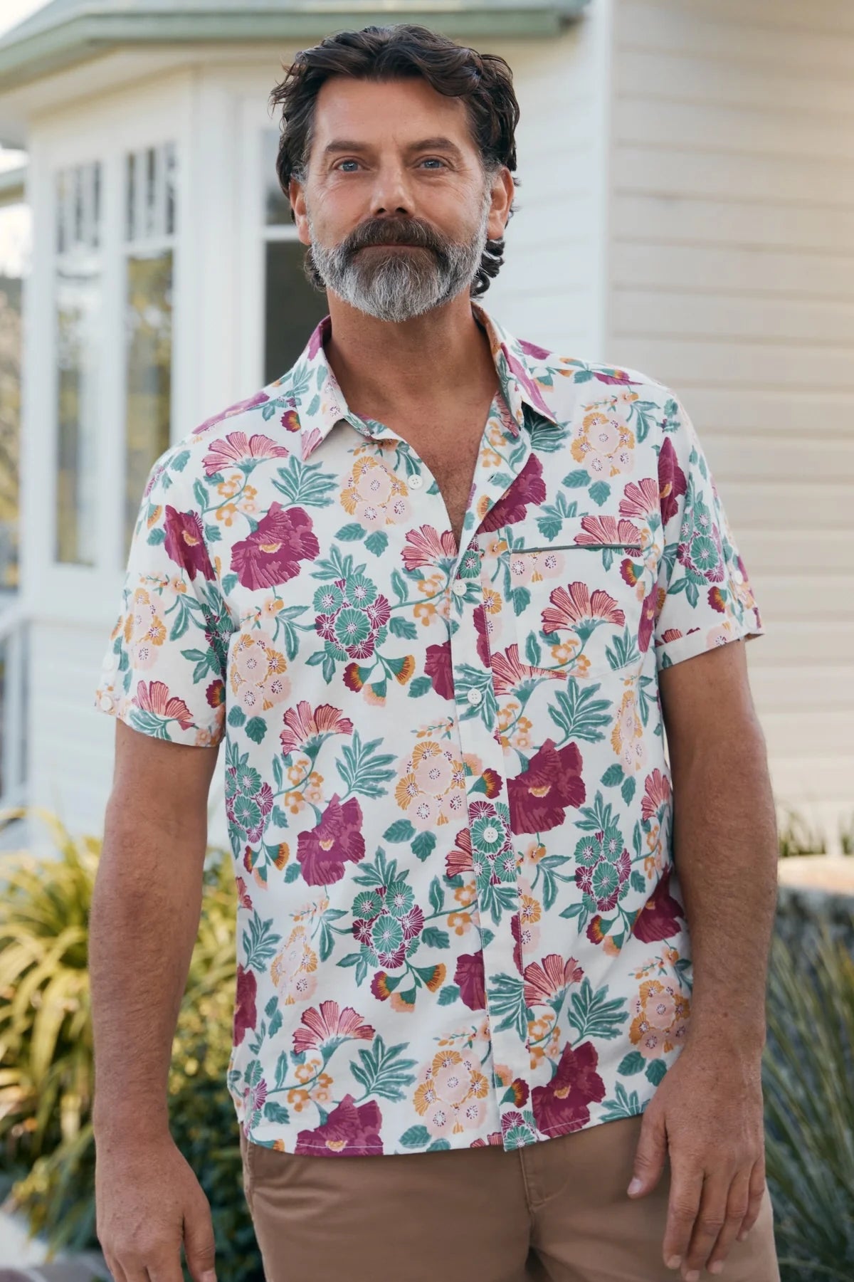 MahaShe Men's Shirt Bloom