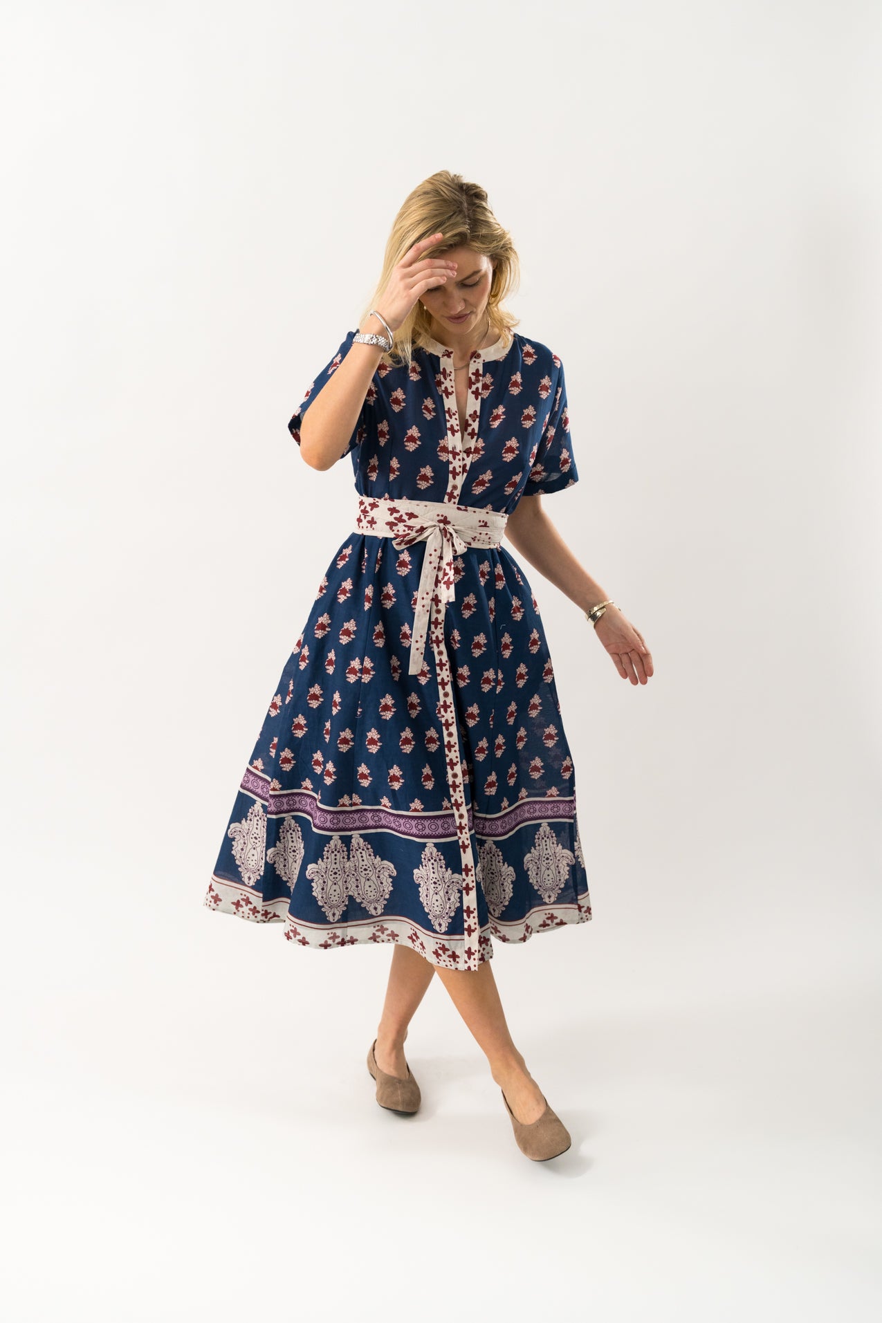 Lollys Laundry Mata Midi Dress