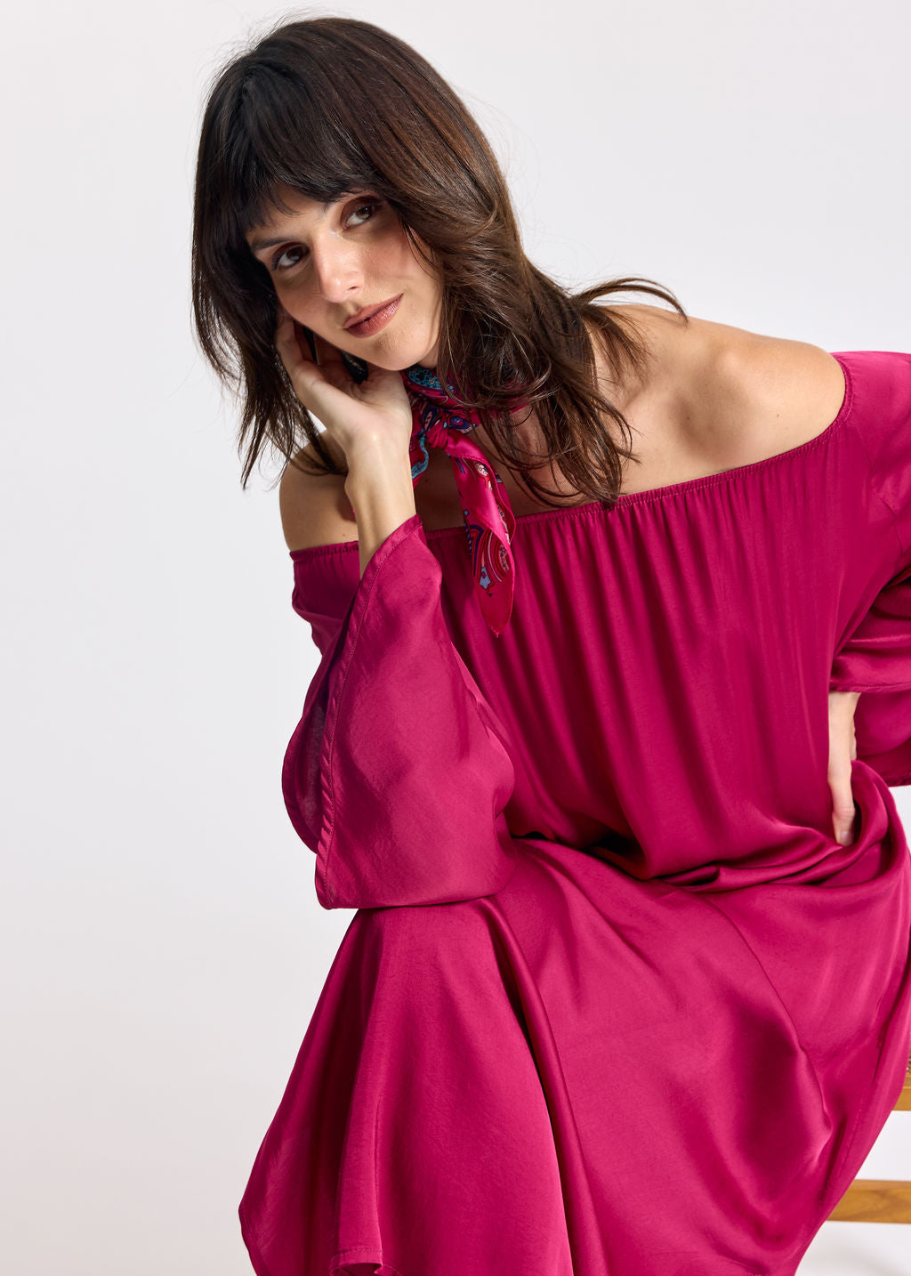 Lauren Vidal Tosca Framboise Dress