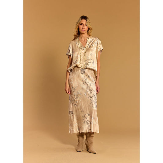 Lauren Vidal Luana Beige Top