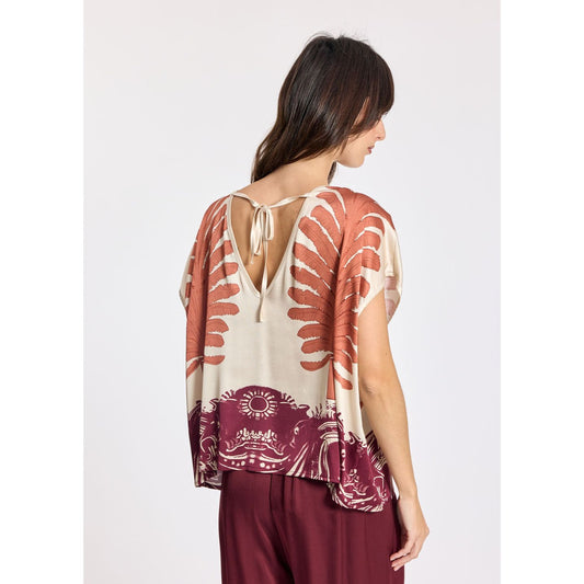 Lauren Vidal Cara Cream Top