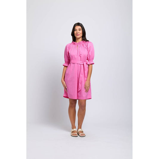 Foil Eye Candy Dress Pink