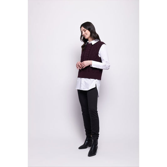 Foil Plot Twist vest (Hunter & Plum)