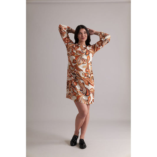 Foil Centre Shifting Gears Dress Boho Rhapsody