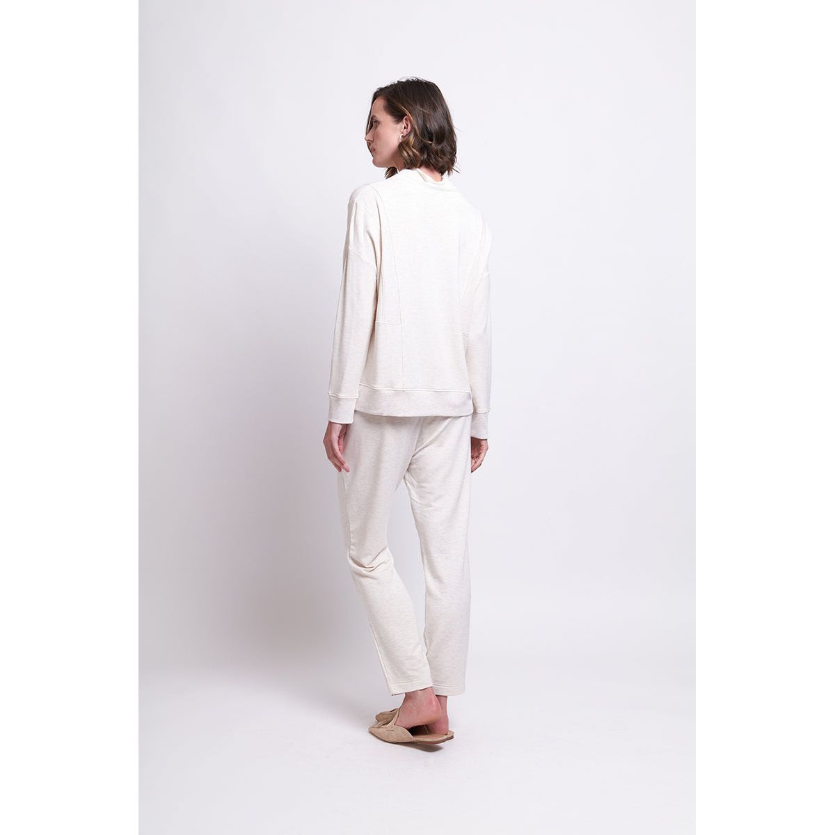 Foil Too Easy Sweater Oat Marl