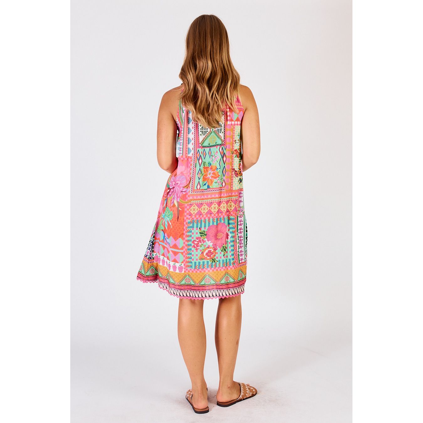 Lula Life Vivone Sundress Melon