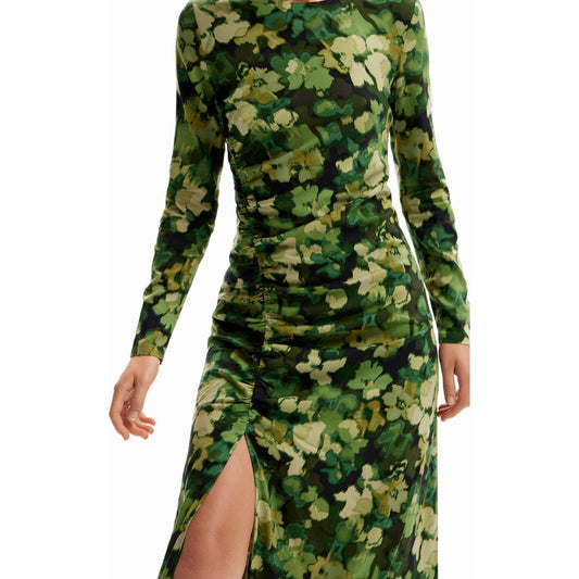 Desigual Knit L/S Dress Kaki 23WWVW99