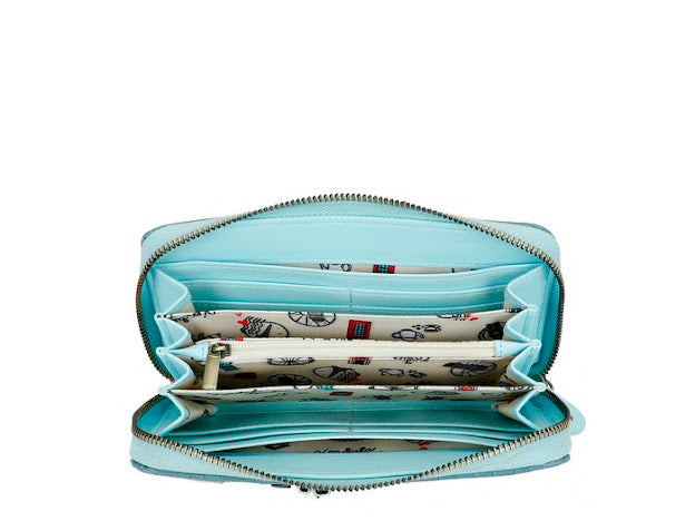 Vendula vintage Rose large zip around wallet