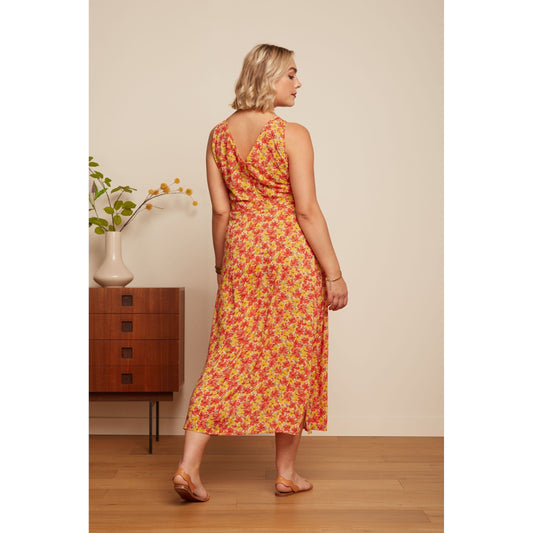 King Louie Hazel Dress fiesta red