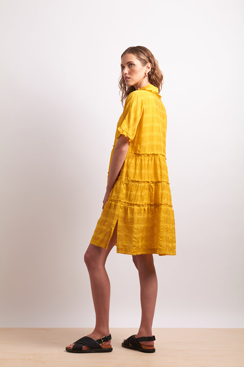 Neris the ruffles dress (dandelion or lapis)