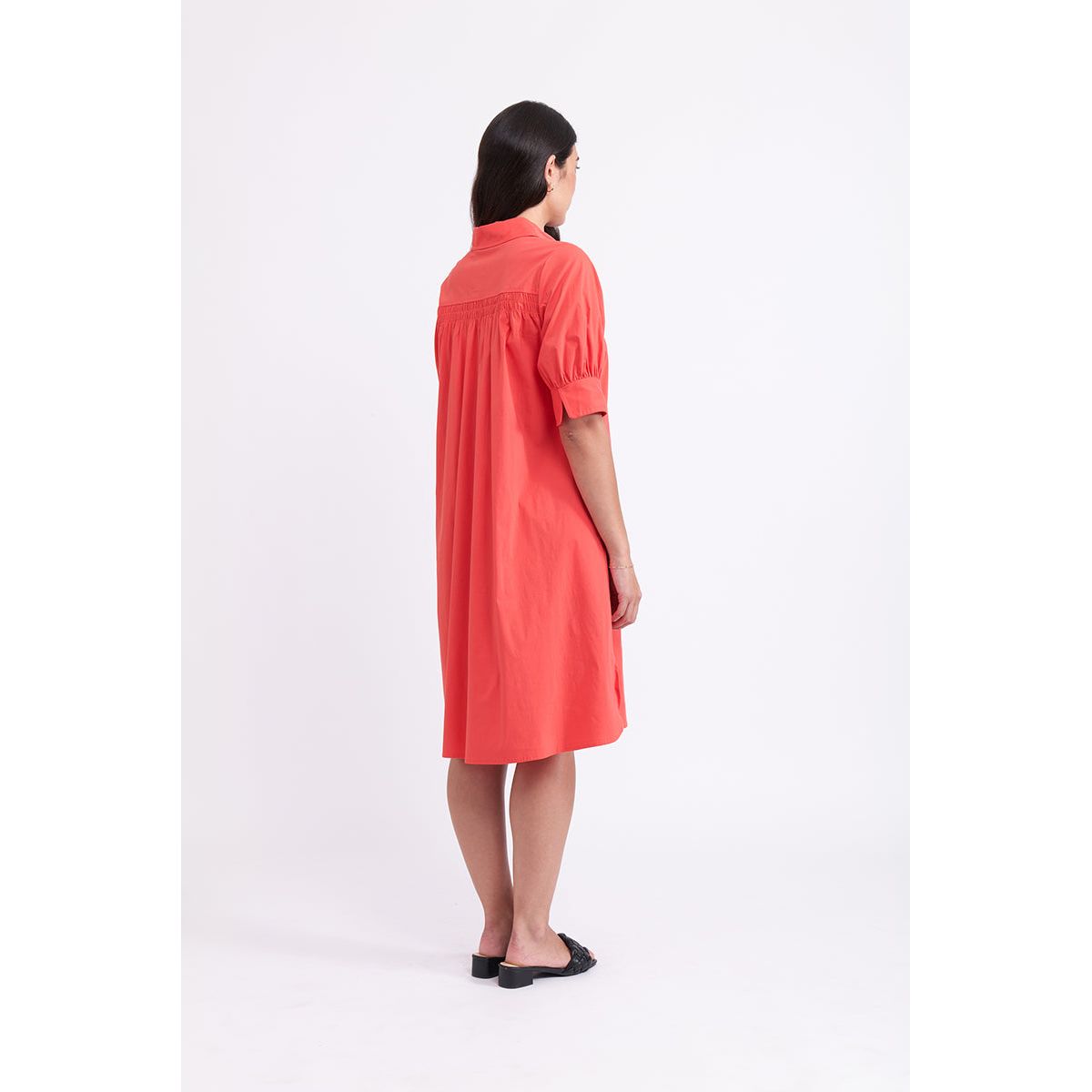 Foil A+ Dress (Papaya or Reef)