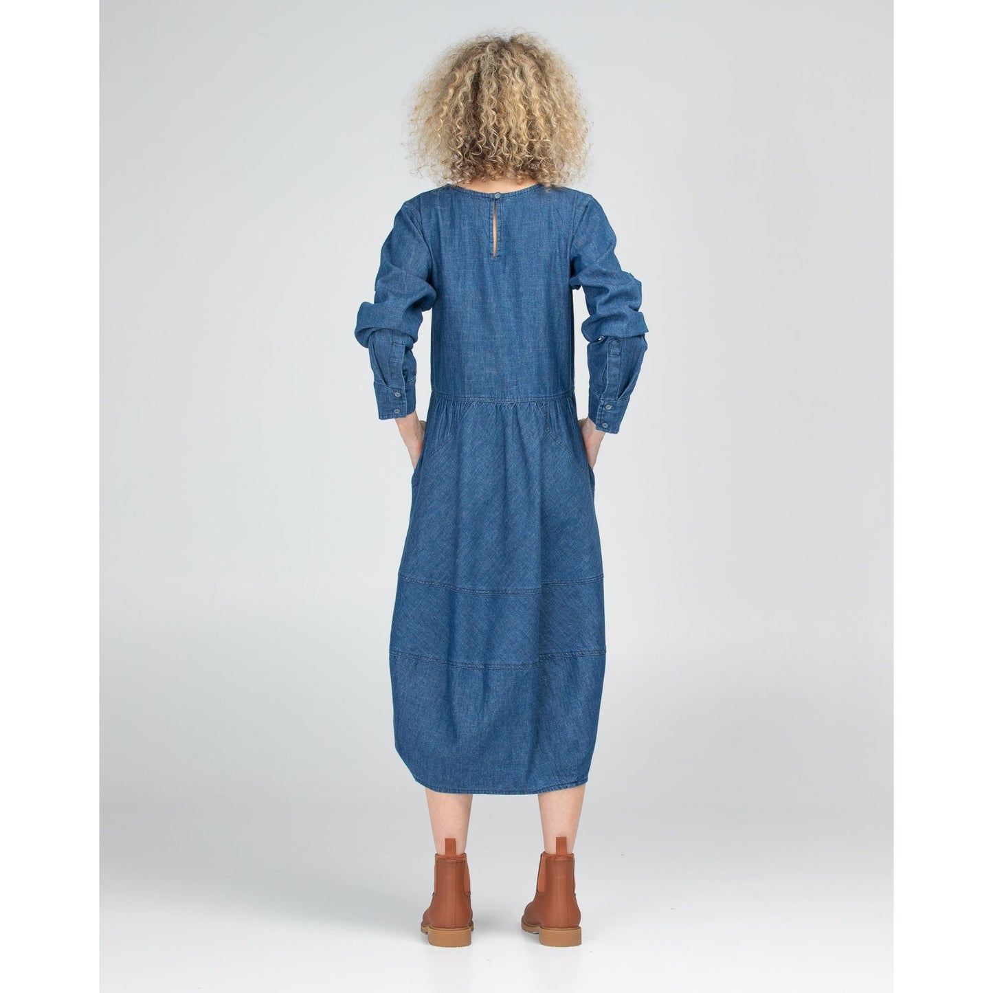 Boom Shankar mid Wash Denim Guru dress