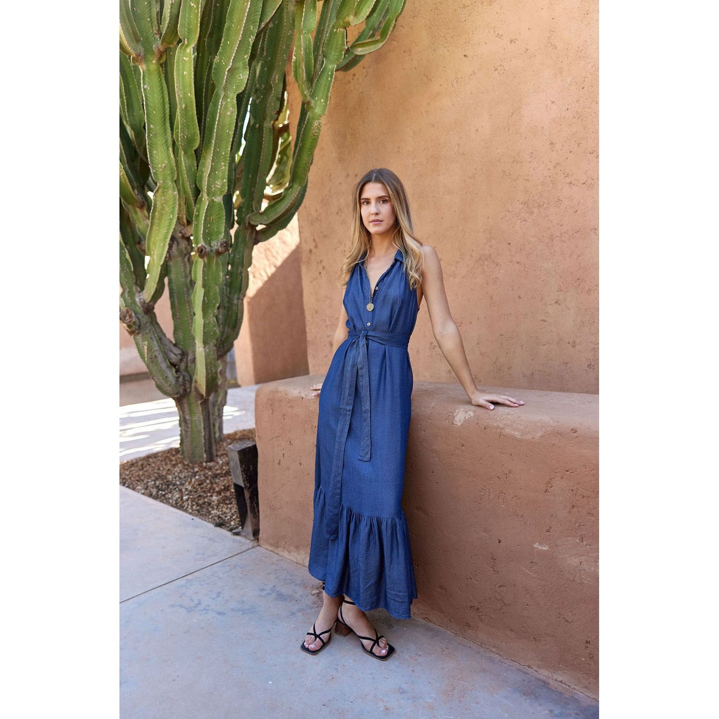 Lauren Vidal Denim Dress