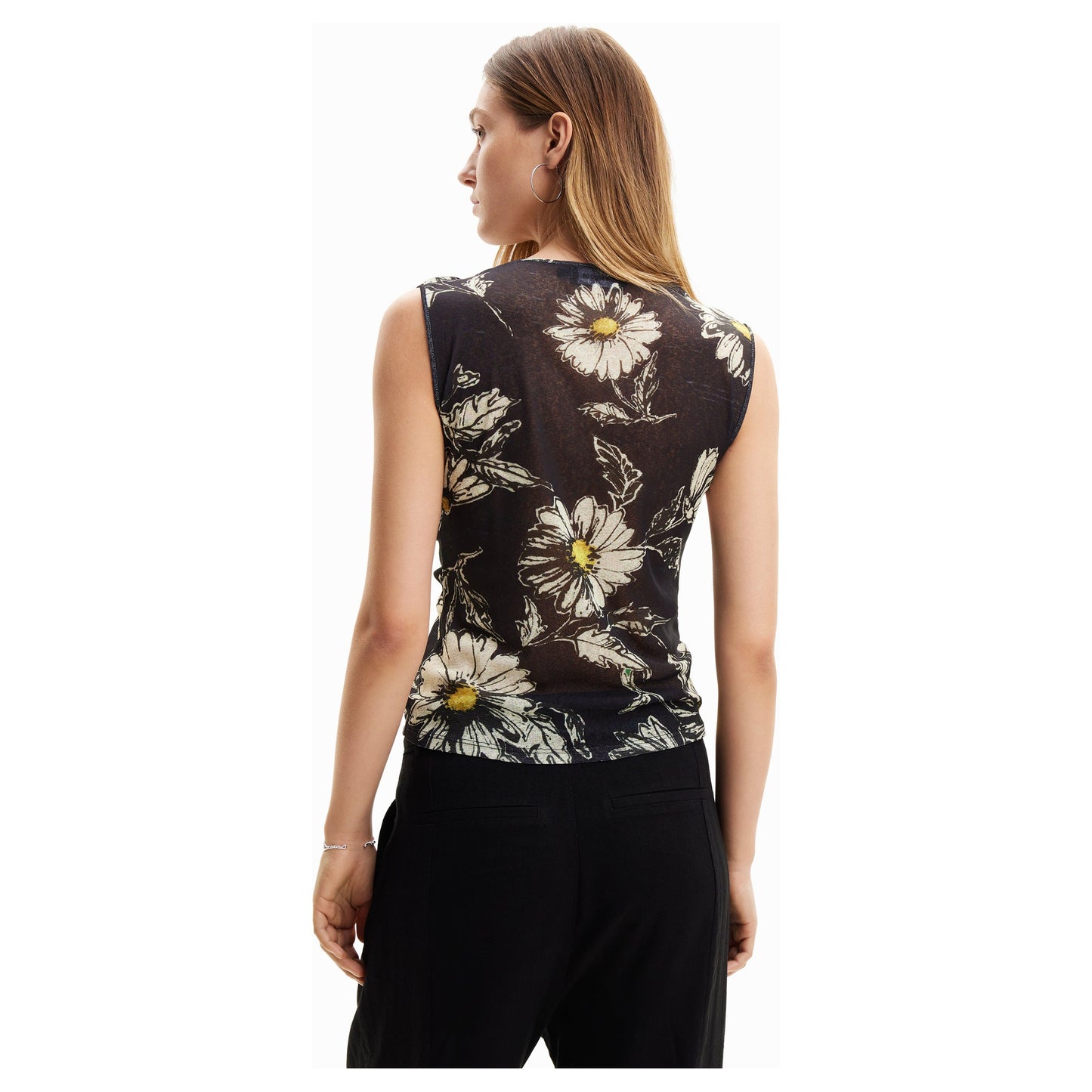 Desigual T Shirt 24SWTK24 Black