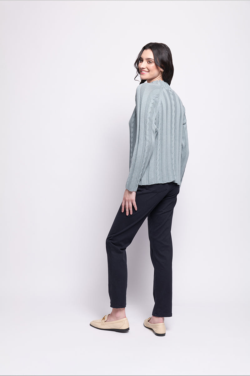 Foil Feeling Connected Sweater (Duck Egg or Caramel)