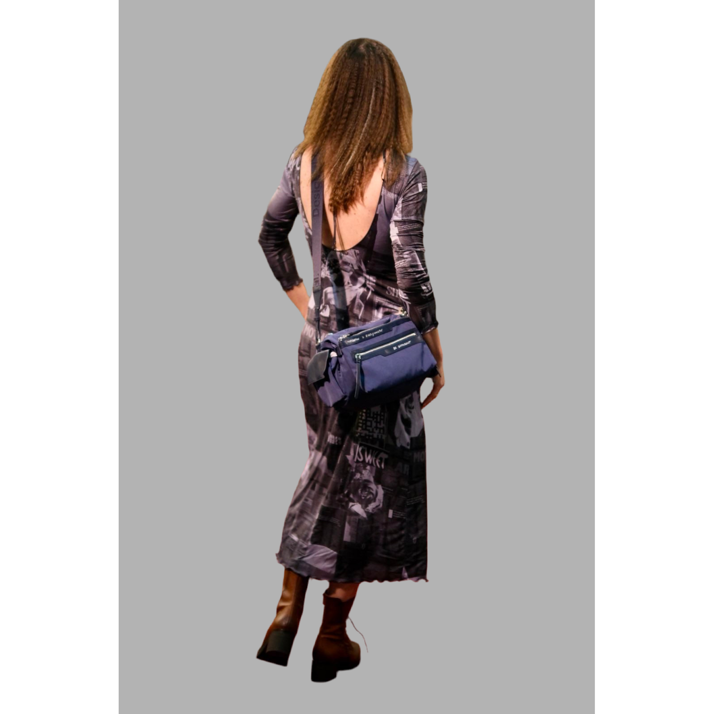 Desigual knit L/S dress black
