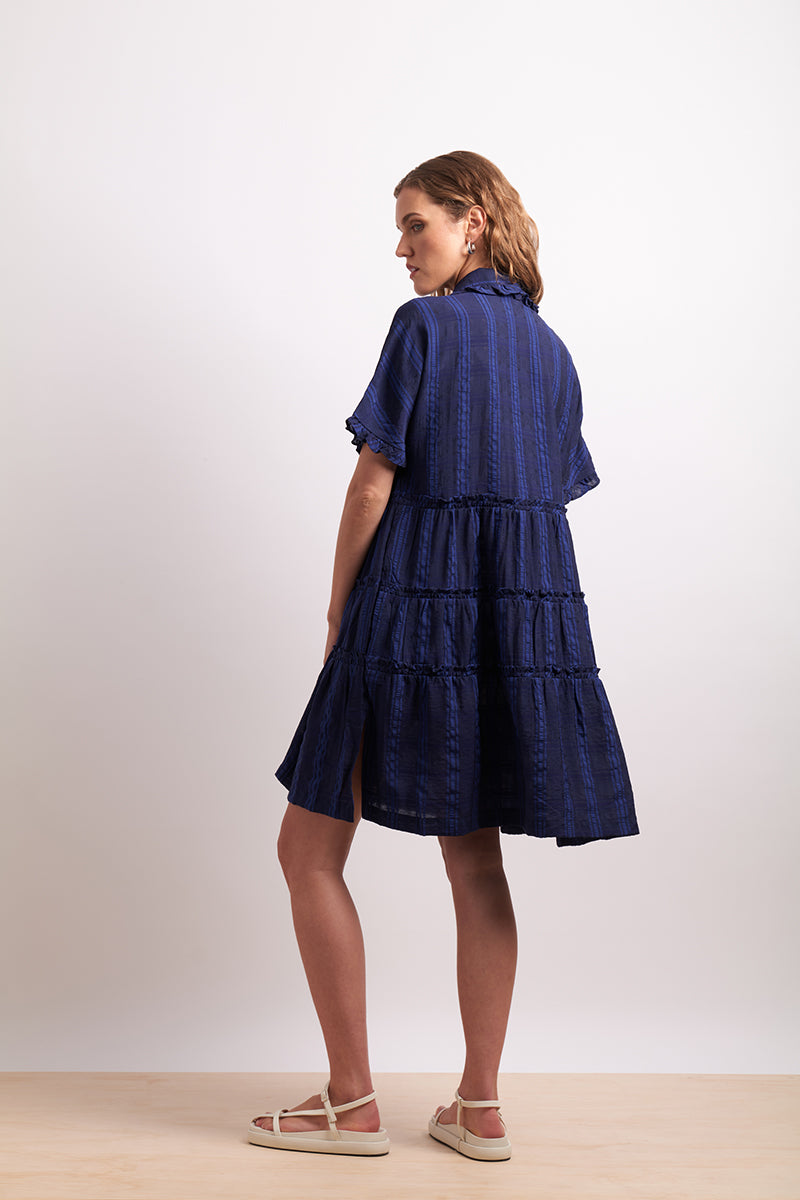 Neris the ruffles dress (dandelion or lapis)