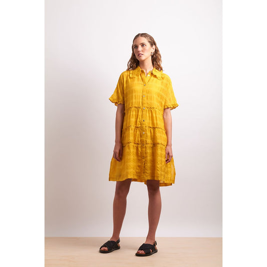 Neris the ruffles dress (dandelion or lapis)