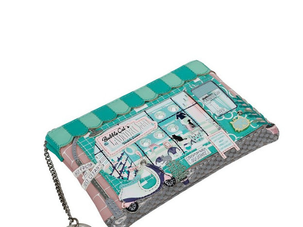 Vendula bubble cat Laudromat Coin Purse