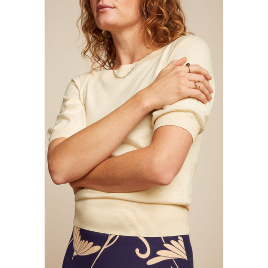 King Louie Ivy Cocoon Top (aqua or cream)