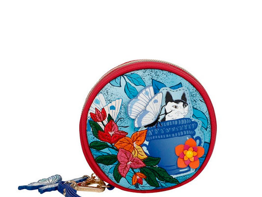Vendula Gardens of the world Greece round coin purse