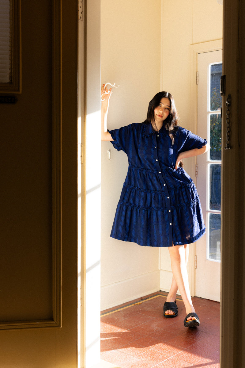 Neris the ruffles dress (dandelion or lapis)