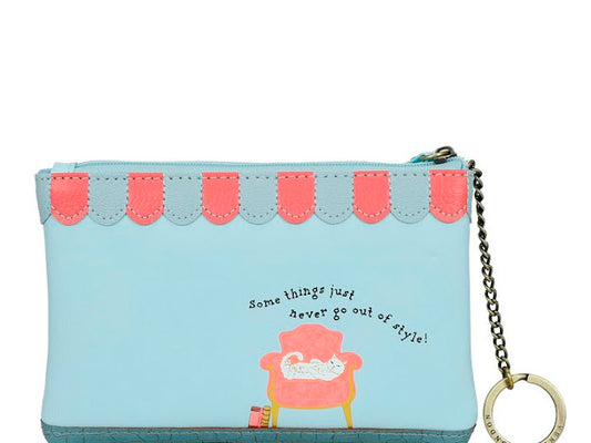 Vendula Vintage rose key coin purse