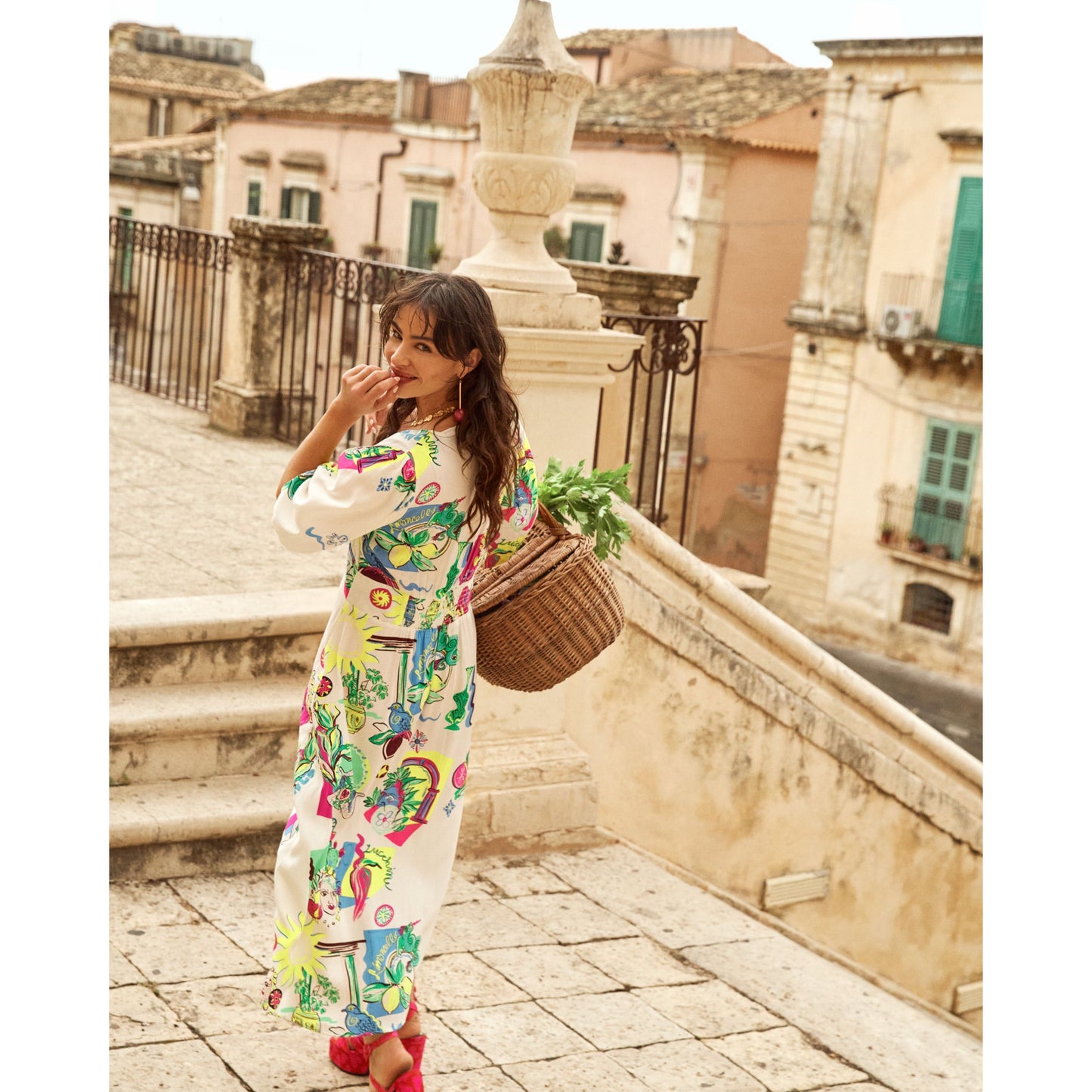 POM Sicilian love dress