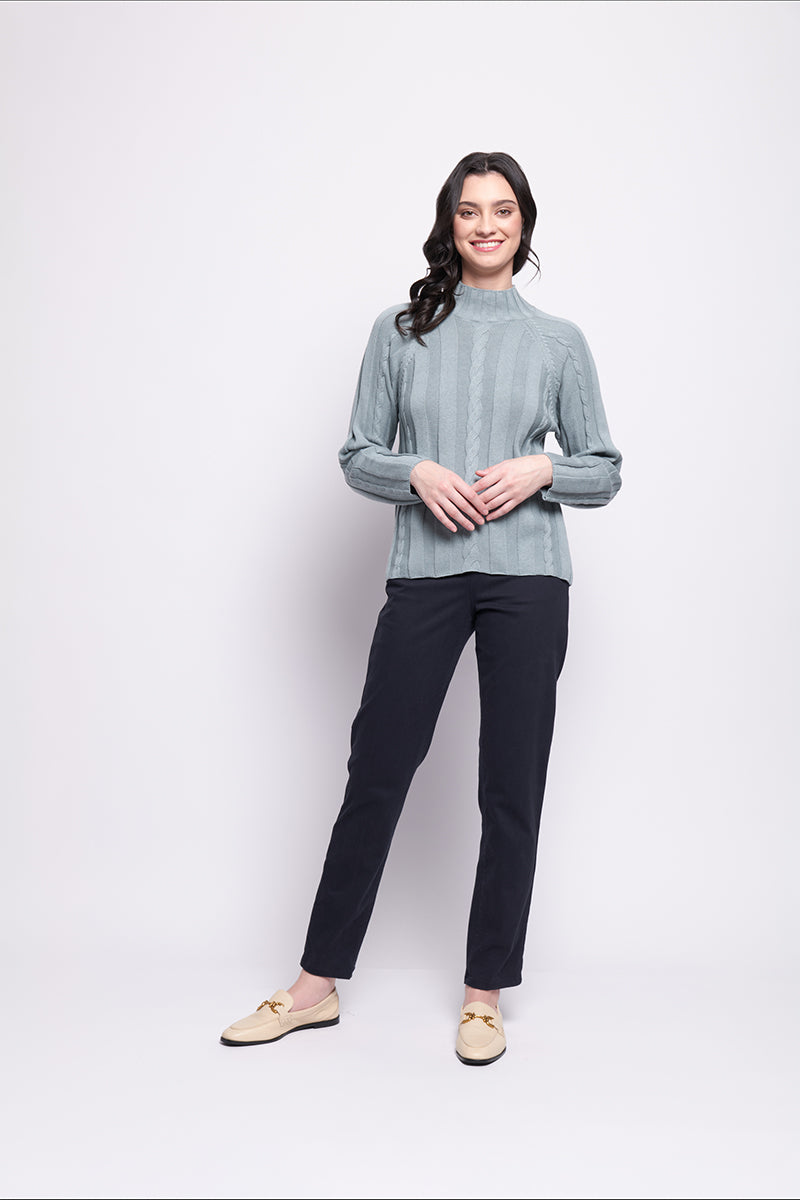 Foil Feeling Connected Sweater (Duck Egg or Caramel)