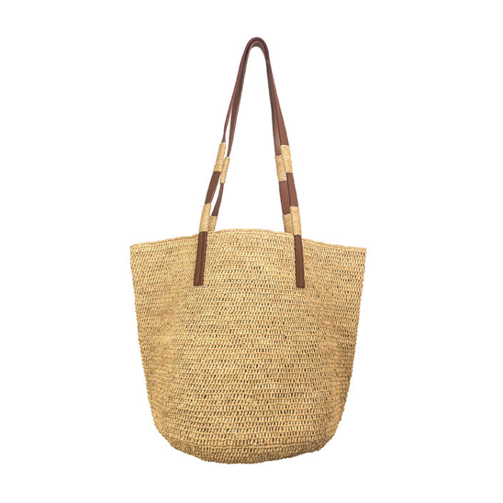 Alice M Bag Natural Tan Leather Straps