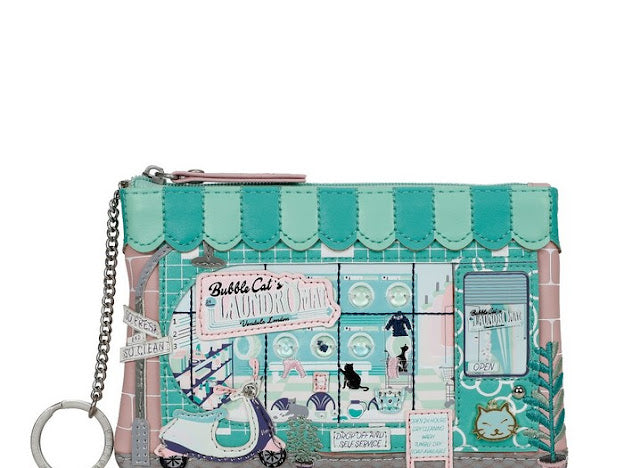 Vendula bubble cat Laudromat Coin Purse