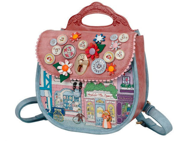 Vedula Heritage Victorian tea rooms Amelia backpack.
