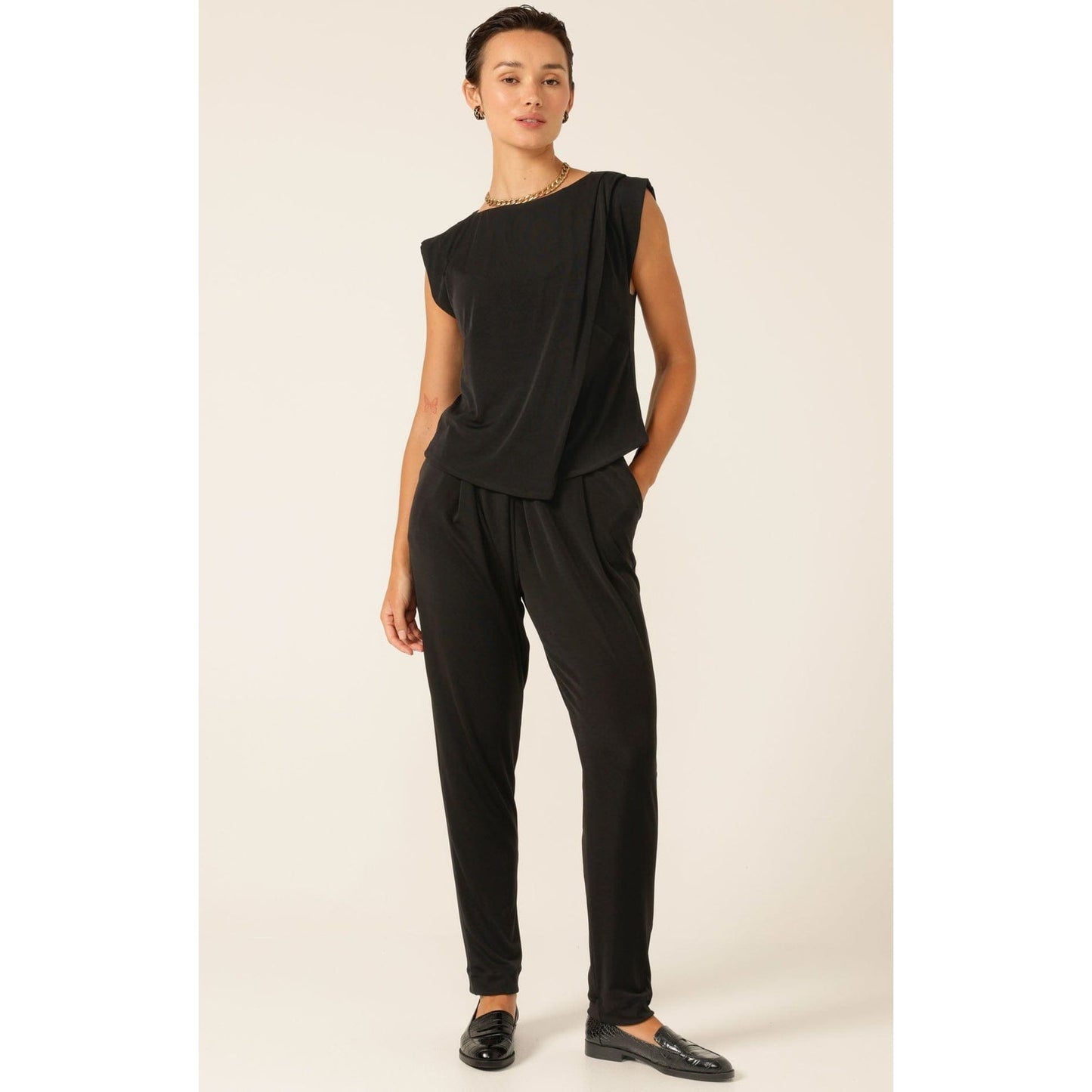 Sacha Drake pleated shell top