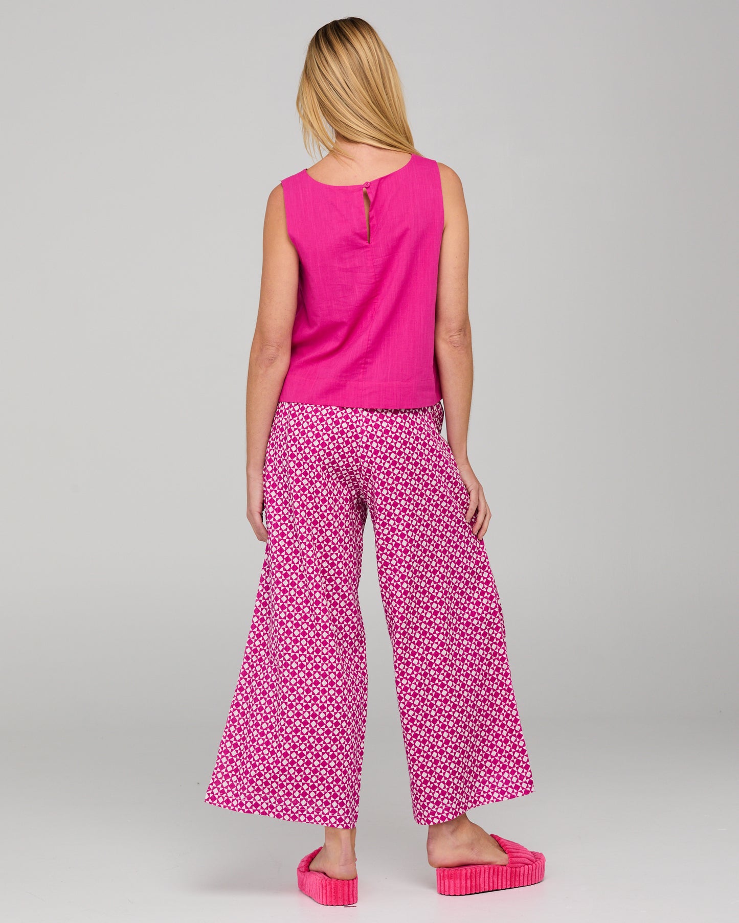 Boom Shankar Ria Pant Basic White