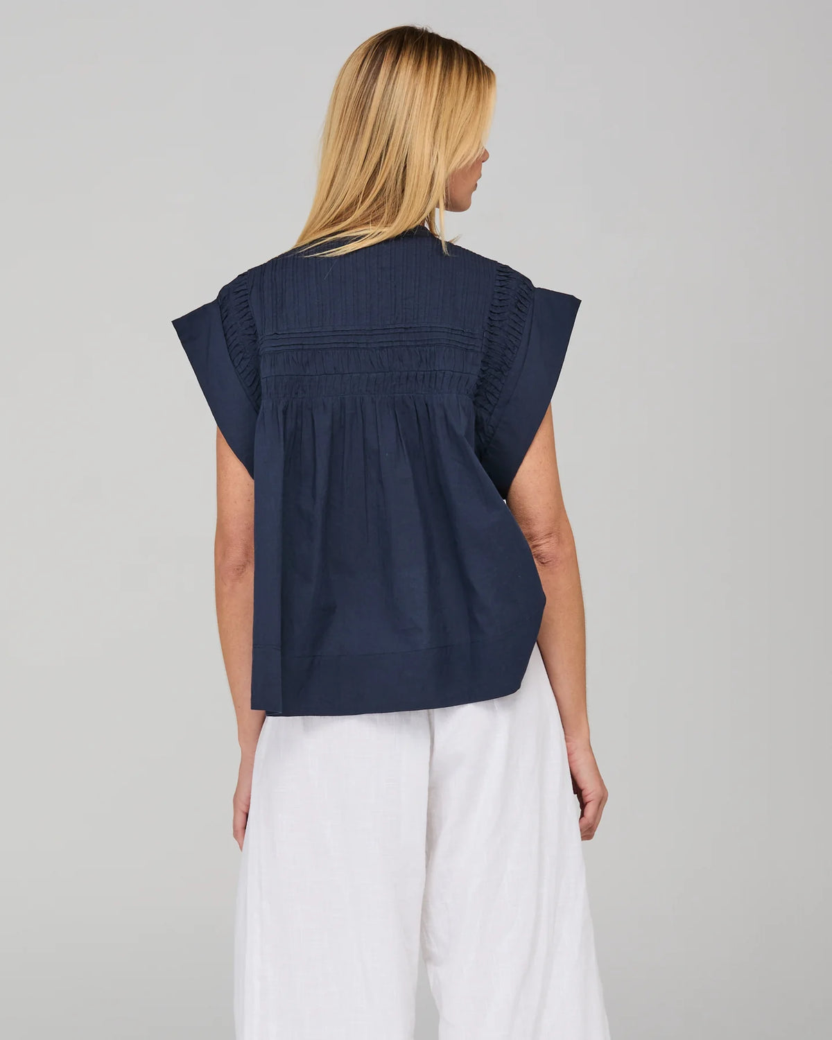 Boom Shankar Danica Top Navy