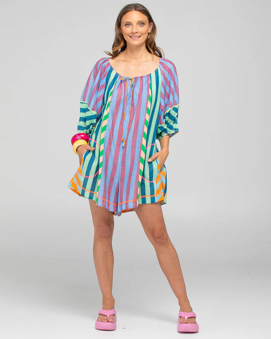Boom Shankar Lucia Playsuit Capri Splice