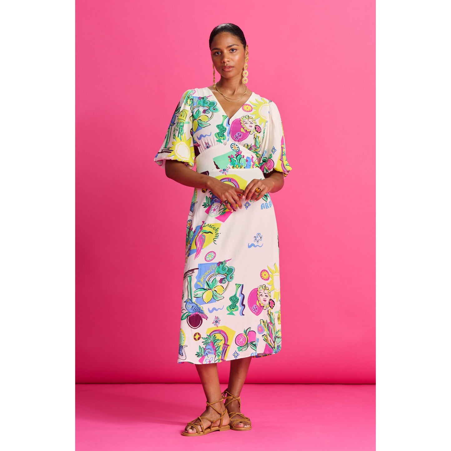 POM Sicilian love dress