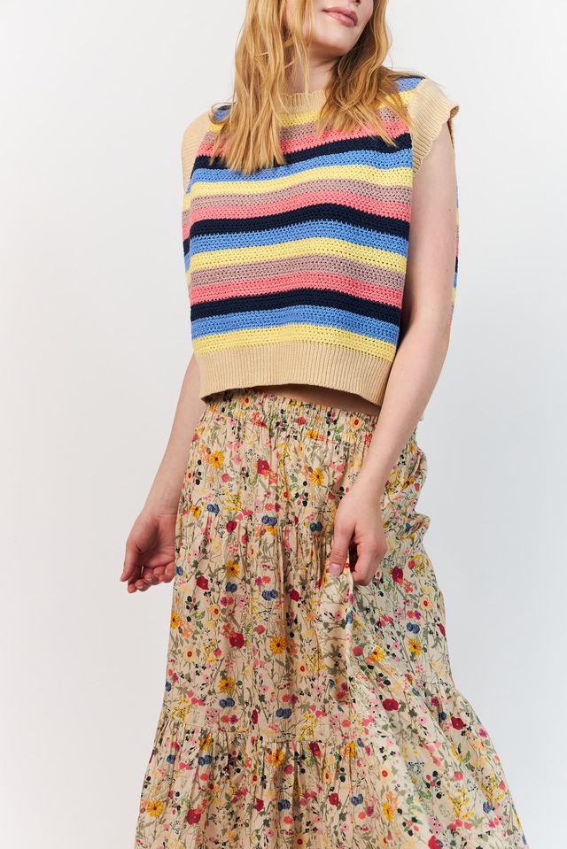 Lolly's Laundry Chicago Knit Vest Multi