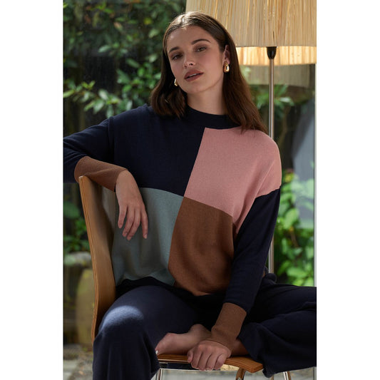 Foil Looking Sharp Sweater Midnight Mix