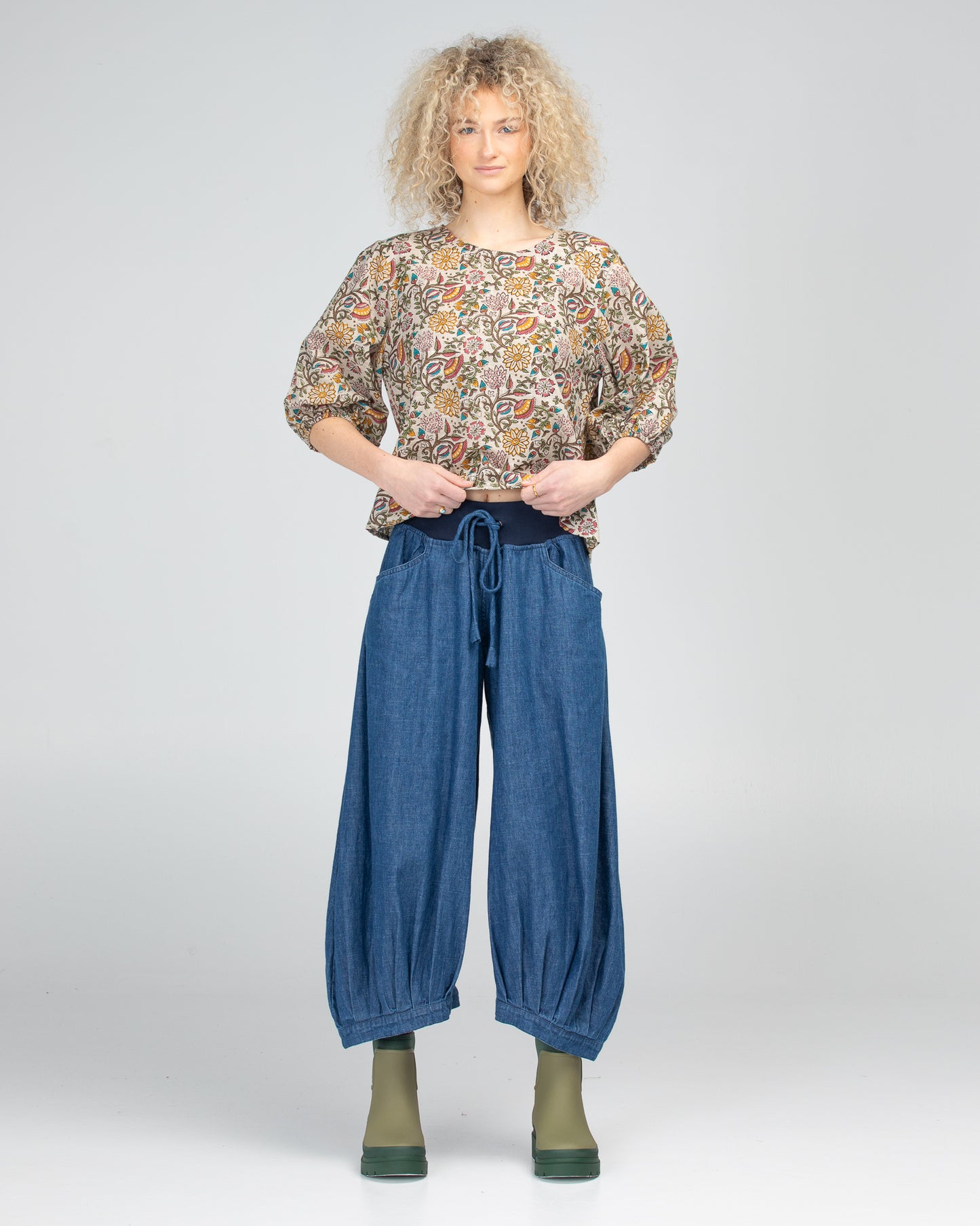 Boom Shankar Mid wash Denim Guru Pant