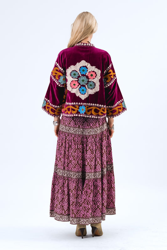 Lollys Laundry Diamond Maxi Skirt