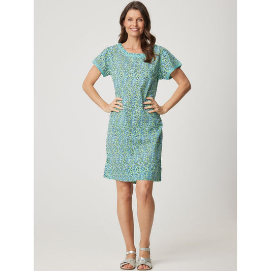 Cake Barbara Dress Green Spot or Positive Negative
