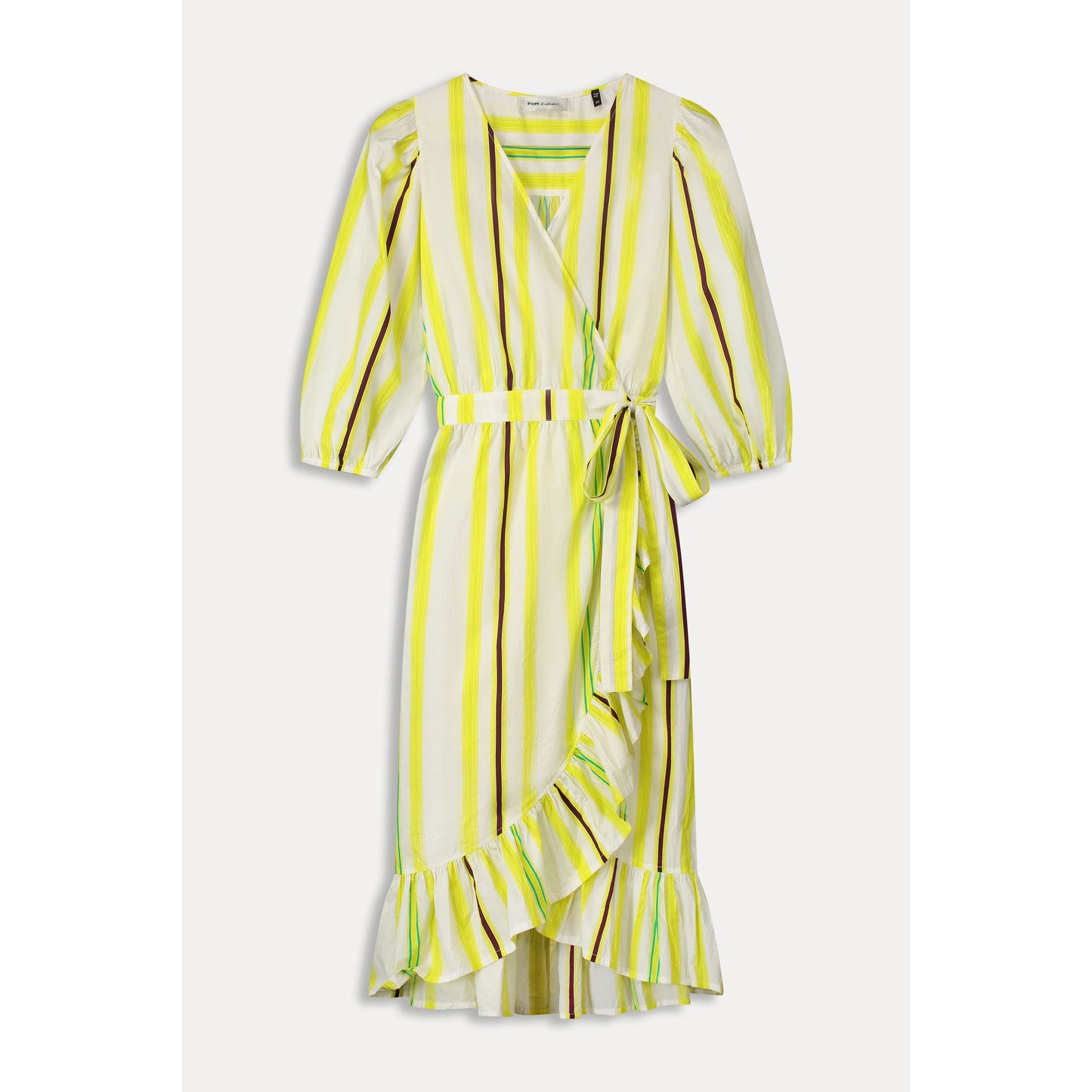 POM striped lemon Dress SP7814
