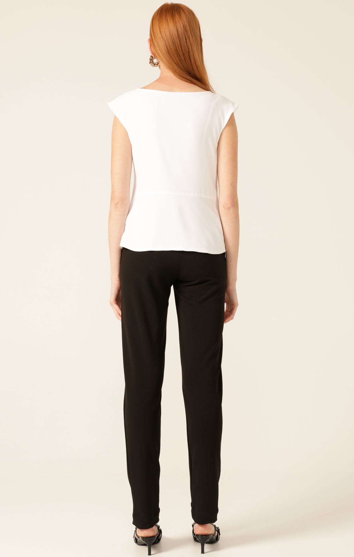 Sacha Drake Cowl bias top
