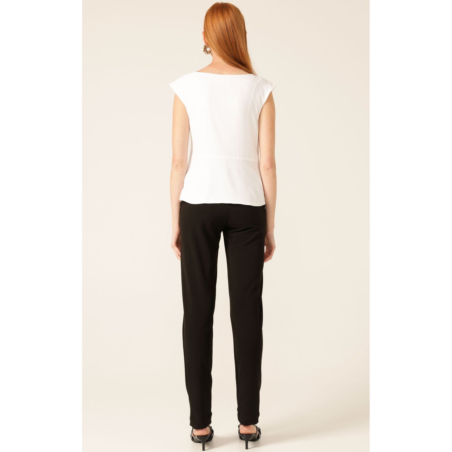 Sacha Drake Cowl bias top