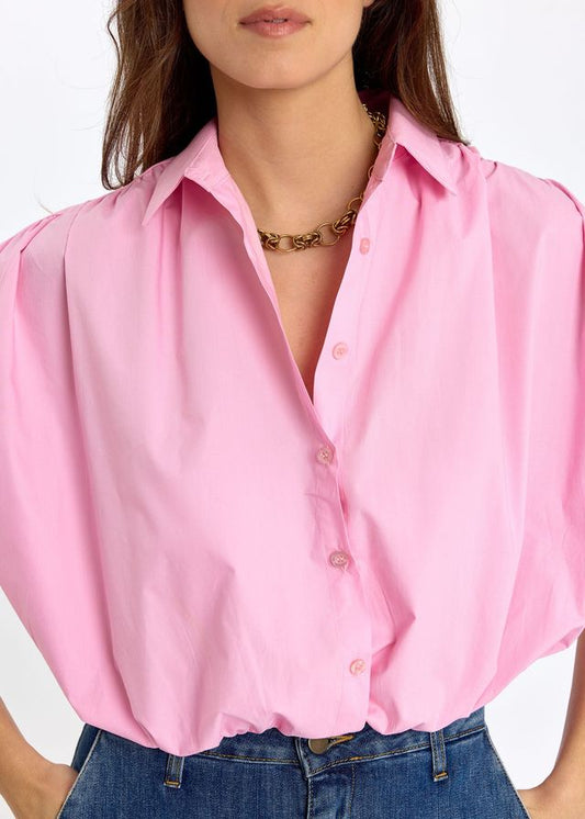 Lauren Vidal Tilt Rose Blouse